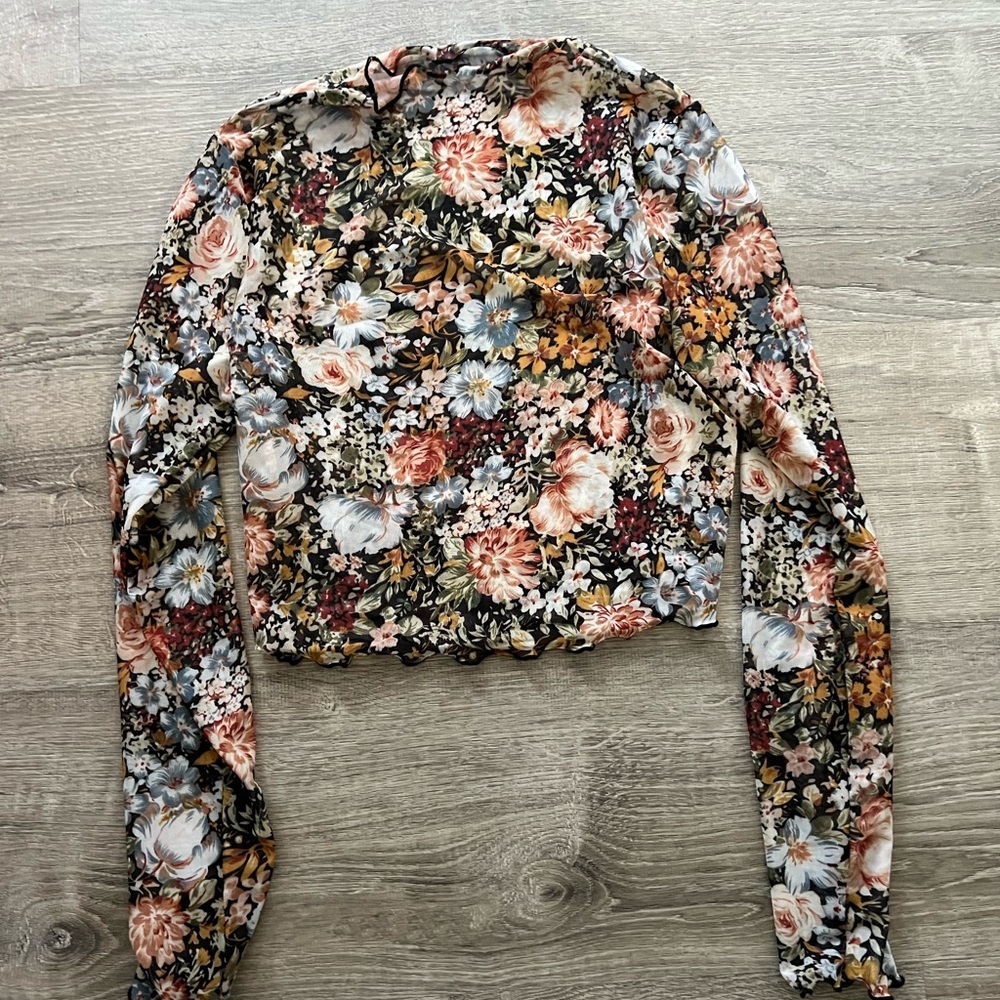 Mesh crop top